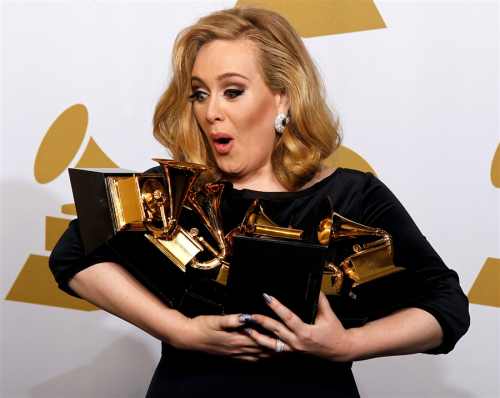 Σάρωσε τα Grammys 2012 η Adele